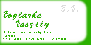 boglarka vaszily business card